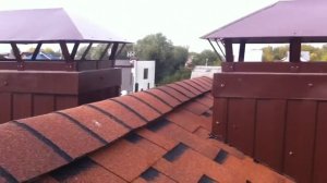 Обзор четырёх скатной крыши с кукушками и продухами.