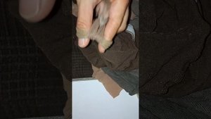 Коврик с безразмерных колготок. Плетение коврика.