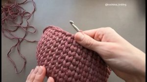 Зимняя сумка-шоппер. Понравится всем. Вязание крючком.