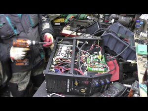 Ремонт сворочного полуавтомата AVRORA PRO OVERMAN 200 начало
