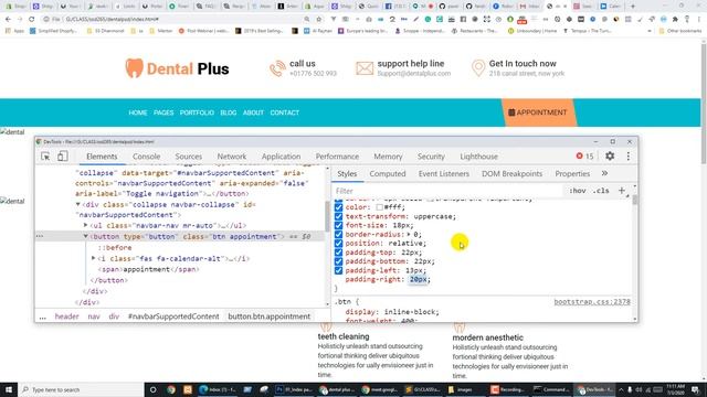 Dental PSD to Bootstrap with SASS part 2 смотреть онлайн