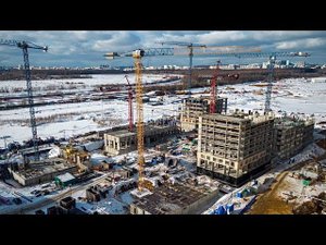 Монолит и панелька | Liebherr | Linden Comansa | QTZ | Стройка
