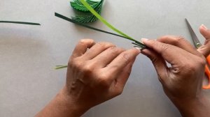 Quilled Pine Leaves | Tutorial