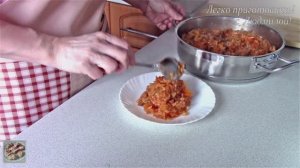 Вкусно и сытно. Сочная капуста с рисом и грибами. Готовлю не только в дни Поста. Легко приготовить!