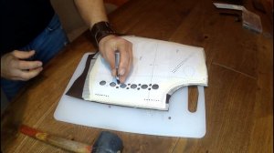 Сумка для прогулок, небольших путешествий, с карманом для термобутылки или зонта из кожи. DIY