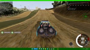 High-Speed Havoc: Trophy Truck Madness on Motorsports Playground in BeamNG