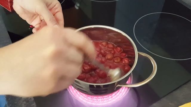 #7 Рецепт Варенья 5 Минут Из Замороженной Вишни (2 Способа)