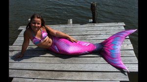 Хвост русалки для плавания 3D Delfina Cariba