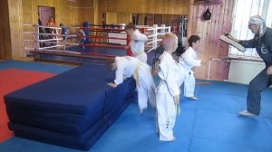 Тренировка тхэквондо младшая группа часть 5