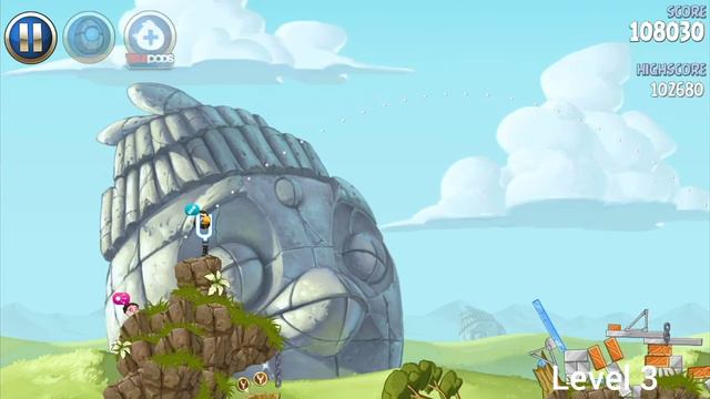Angry Birds Star Wars 2 - Battle Of Naboo(Bird Side): Level 1-5(3 star) смотреть онлайн