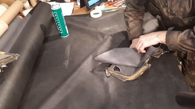 Toyota Camry xv40. Перетяжка дверных карт. смотреть онлайн