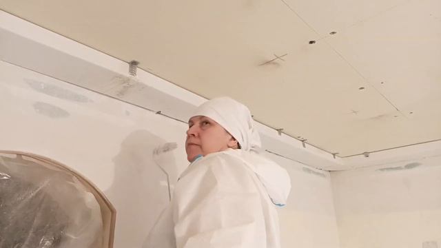 Как выровнять цвет стены под обои смотреть онлайн