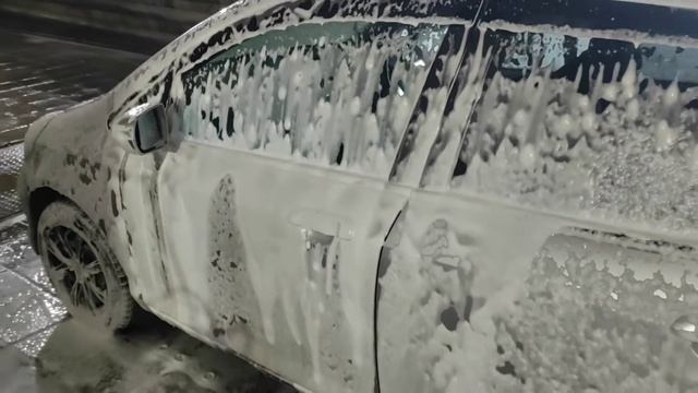 тест шампуня для бесконтактной мойки автомобиля 