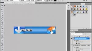 Animated banner in photoshop CS4 tutorial.mp4