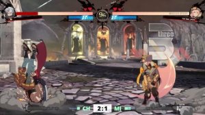 GGST ▰ 斬 (#1 Ranked Chipp) vs Not ban_anya (#2 Ranked Millia). Guilty Gear Strive