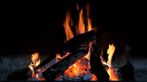 Успокаивающий звук горящих дров