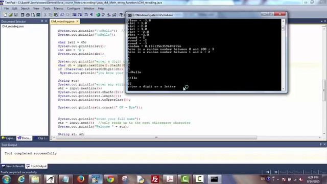 Java Math functions and Strings смотреть онлайн