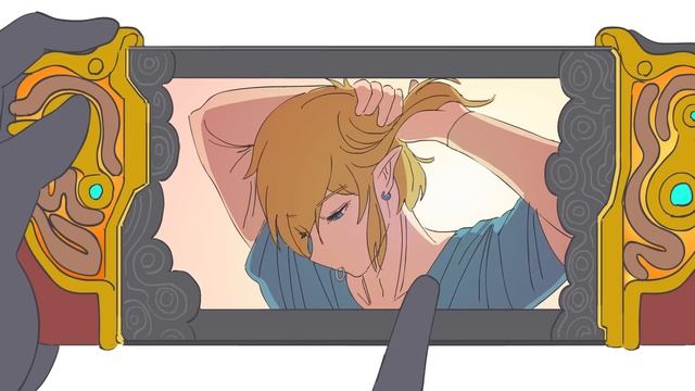 When your friend borrows your phone and starts scrolling (a Zelda animation) смотреть онлайн