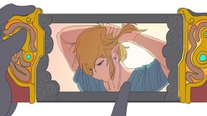 When your friend borrows your phone and starts scrolling (a Zelda animation)