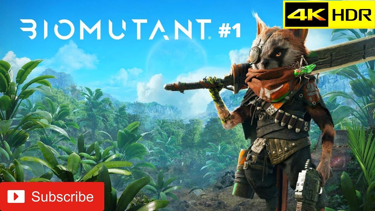 Biomutant - прохождение #1 | PS4 | 4K | HDR | 60 fps