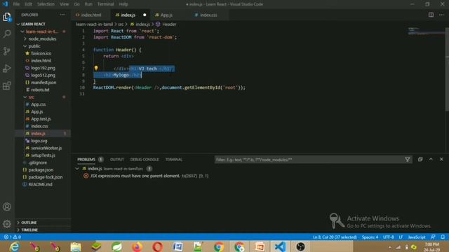 React Components | Functional Component | ReactJS tutorial | Part - 7 | Tamil