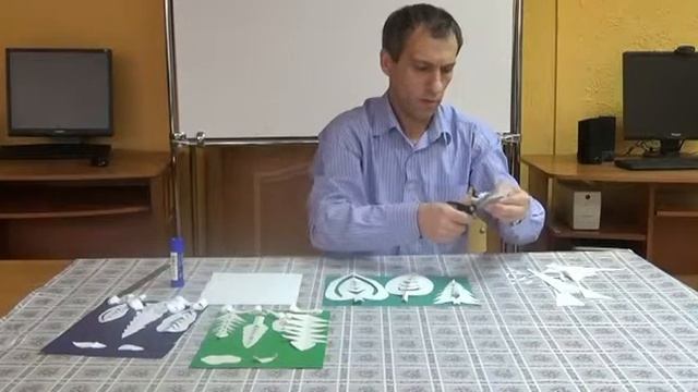 Мастер класс "Зимние пейзажи" (изготовление композициии из бумаги) смотреть онлайн