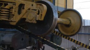 Замена вагонной тележки без крана