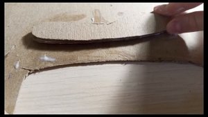 как сделать нож из плотного картона (придуманный)