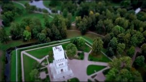 Осень в Царском Селе (аэросъемка)