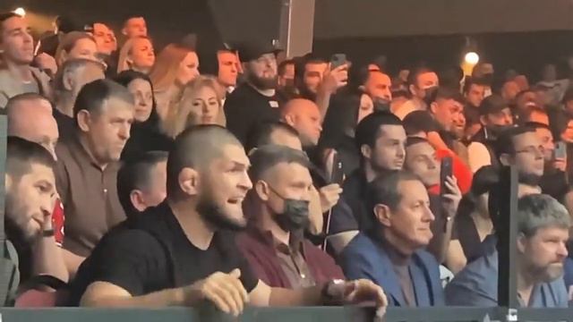 Как Хабиб Нурмагамедов болеет за Магу Исмаилова
