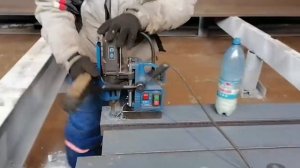 Продолжаем заказ. Сверлим 14-ые швеллера