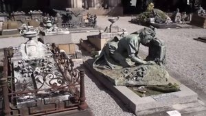 Посещение знаменитого миланского кладбища Cimitero Monumentale в Италии