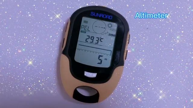 Sunroad multifunction altimeter barometer compass FR500