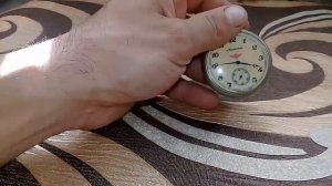 Карманные часы молния с паровозом ссср