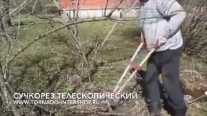 Сучкорез упорный телескопический