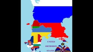 Православные страны на карте мира.