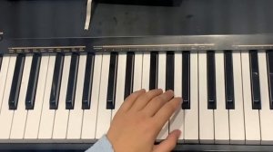 ХРОМАТИЧЕСКАЯ ГАММА ДО МАЖОР |ЛЕВОЙ РУКОЙ|