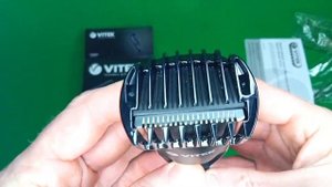 Триммер VITEK VT 2553 BK - распаковка, результат