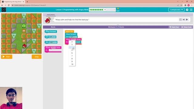 Code.org Update 2023 - Lesson 1 Programming with Angry Birds - Express ...