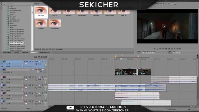 Sony Vegas | Blur Effect Tutorial #7 смотреть онлайн