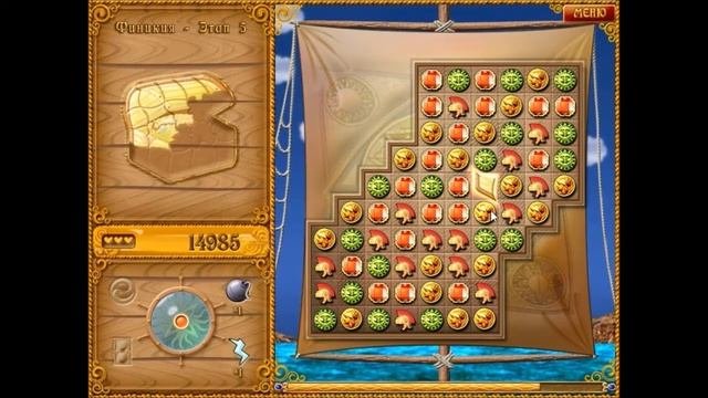 Игры три в ряд онлайн, лучшие, бесплатные - Возвращение в Атлантиду