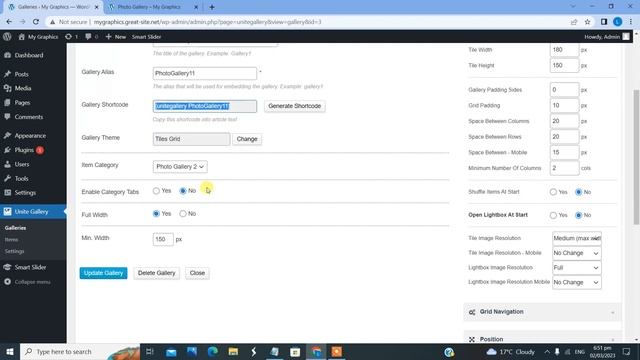 How to create photo gallery in wordpress |2023| Part 8|#youtube #wordpress