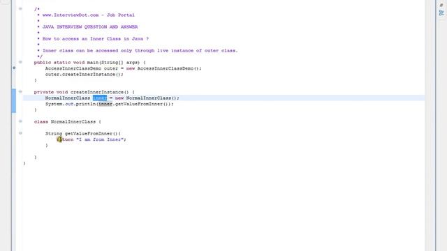 In Java How to access an Inner Class смотреть онлайн