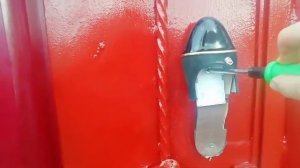 Чистка ворот от ржавчины, и покраска!