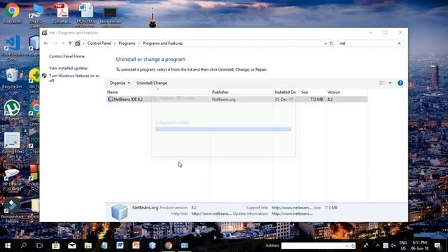 How to uninstall Netbeans 8.2 from Windows 10 with in 2 MINS. смотреть онлайн