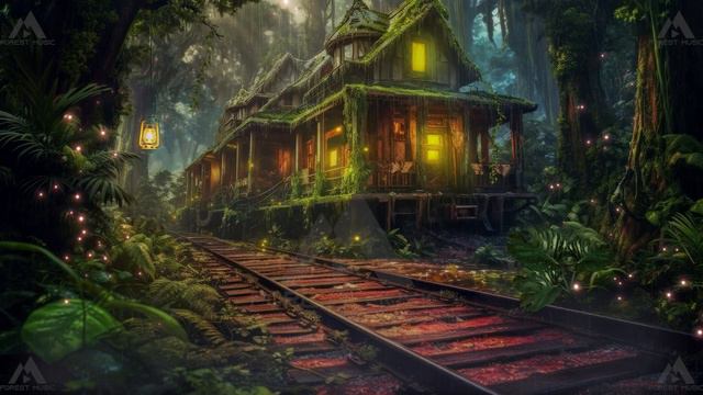 Música Relajante Piano Lluvia Suave para Dormir, Aliviar el Estrés Calmar la Mente y Despertar Feli