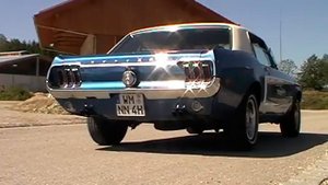 1968 Ford Mustang GT exhaust - Sound - Big block - V8