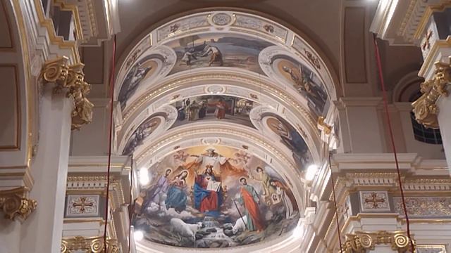 Inawgurazzjoni pittura tal-volta tal-kor ~ Bazilika Kristu Re - Rahal Gdid 1/11/2021 смотреть онлайн