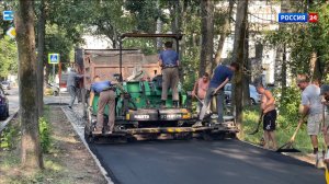 В Кирове продолжается ремонт тротуаров