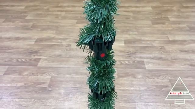 Искусственная ель Царская Triumph Tree 100% литая зеленая смотреть онлайн